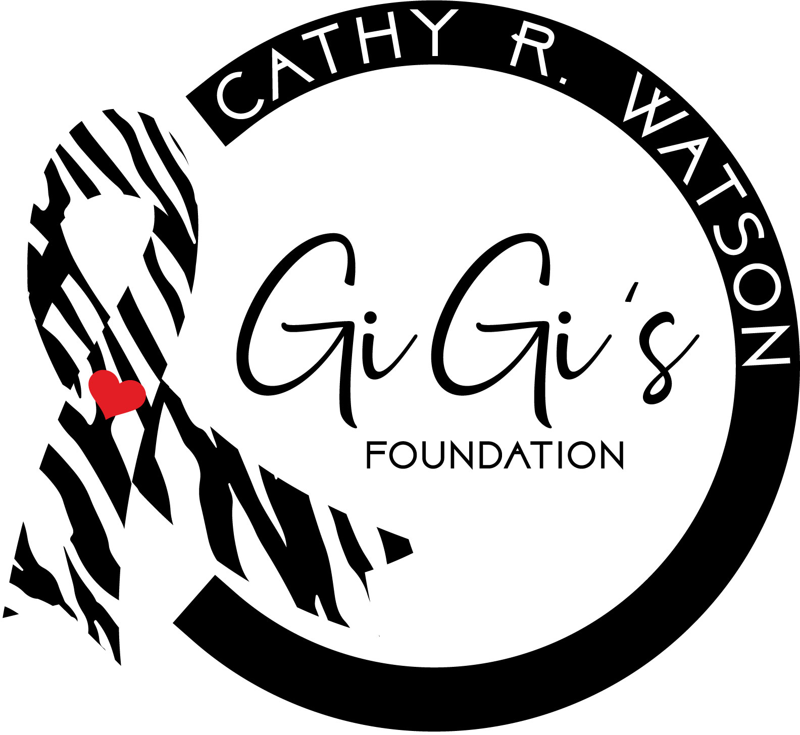 Gigis foundation logo with a white background