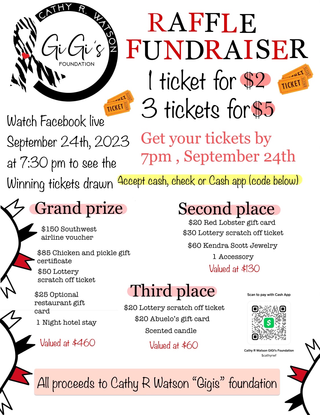 RAFFLE FUNDRAISER